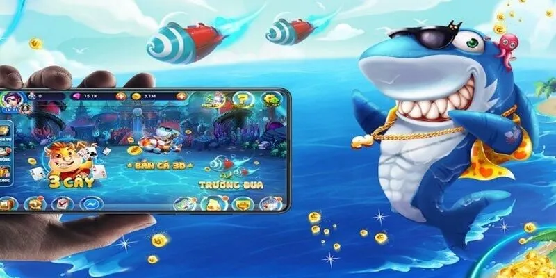 Chơi bắn cá 1gom nhắm trúng cá đúng lúc giúp tiết kiệm xu tăng điểm thưởng