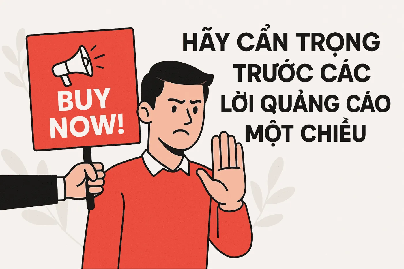 Hãy cẩn trọng trước các lời quảng cáo một chiều
